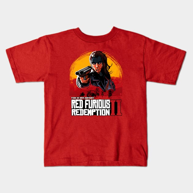 Furious Redemption Kids T-Shirt by AndreusD